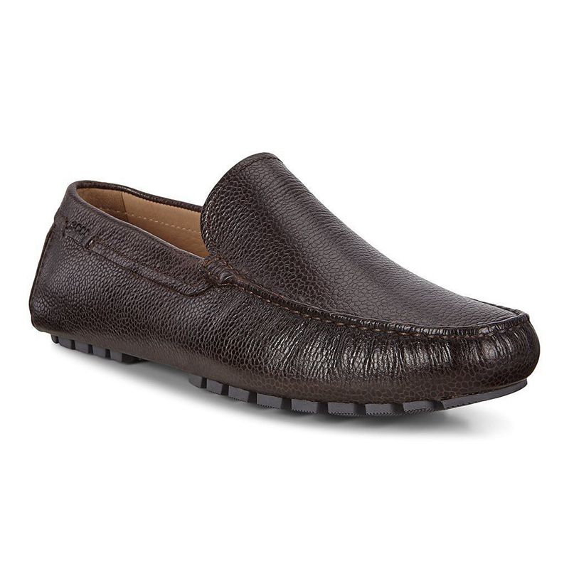 Men Casual Ecco Dynamic Moc 2.0 - Moccasins Brown - India XDVABC269